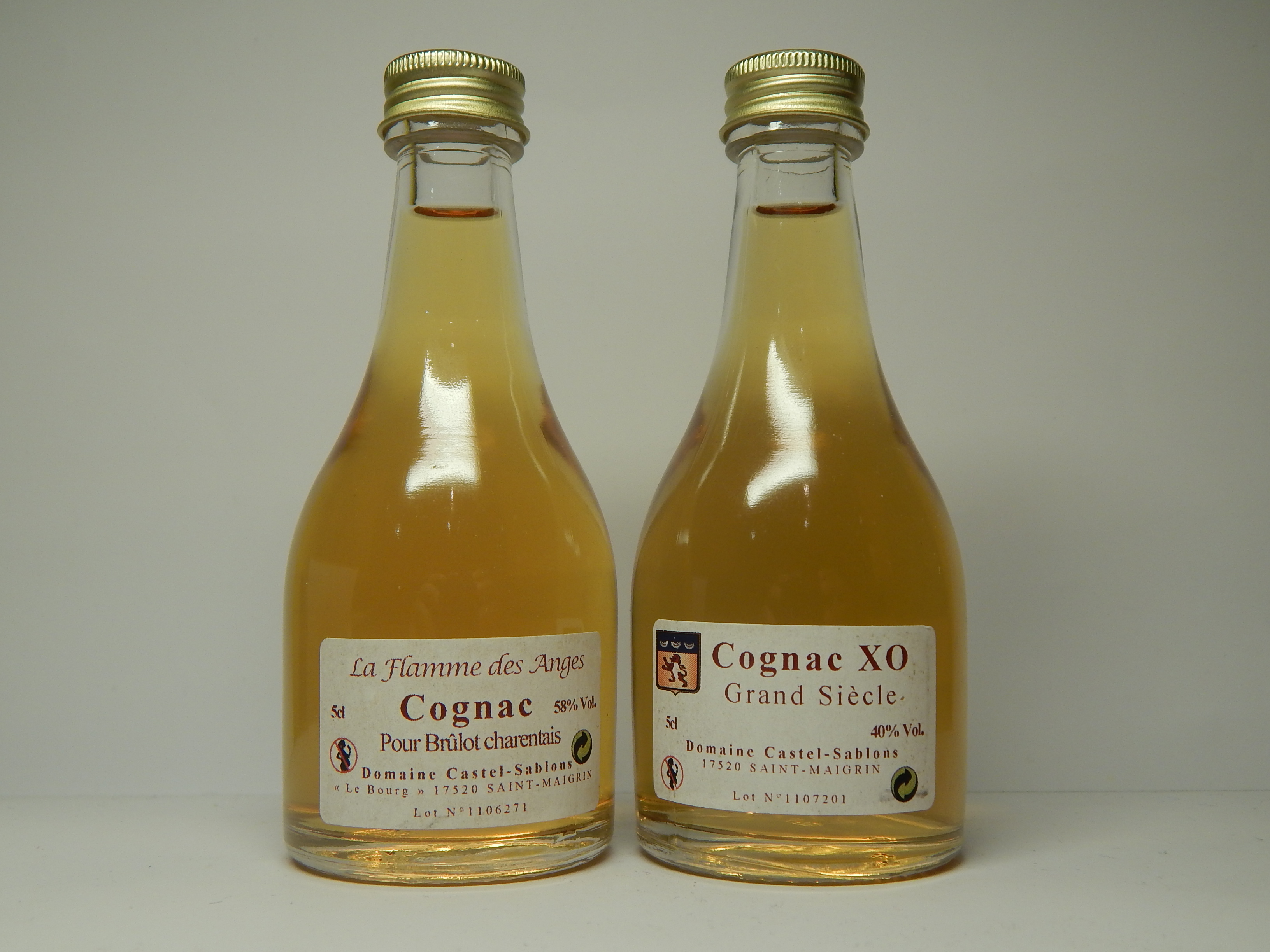 CASTEL - SABLONS La Flamme des Anges - XO Cognac